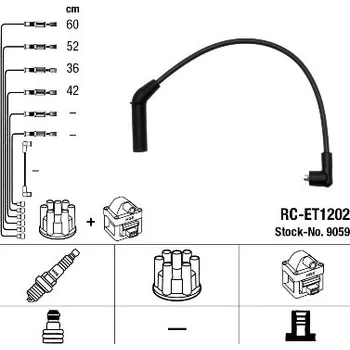 Zapalovací kabel NGK Sada kabelů pro zapalování 9059