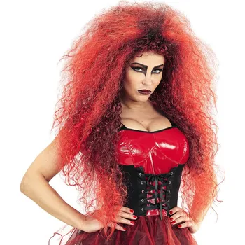 Karnevalová paruka Paruka - Čertice - dlouhá