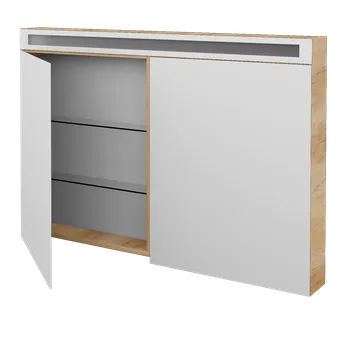 Koupelnový nábytek Dřevojas Dvoudveřová galerka MAX GA2O 120 - D15 Nebraska