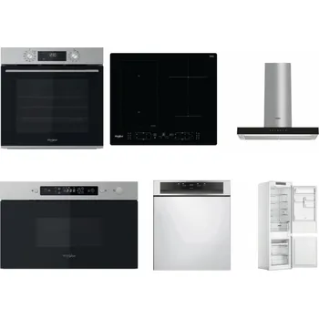 Set domácích spotřebičů WHIRLPOOL OMK58CU1SX + WHIRLPOOL WL B8160 NE + WHIRLPOOL WHBS 62F LT K + WHIRLPOOL MBNA910X + WHIRLPOOL WBC 3C34 PF X + WHIRLPOOL WHC18 T311