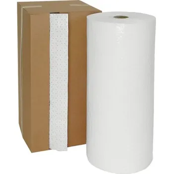 Sorbent Sorpční koberec vysoký, lehký, zpevněný a nepropustný, 80 cm × 40 m