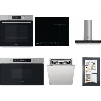 Set domácích spotřebičů WHIRLPOOL OMK58CU1SX + WHIRLPOOL WL B8160 NE + WHIRLPOOL WHBS 62F LT K + WHIRLPOOL MBNA910X + WHIRLPOOL WIO 3O540 PELG + WHIRLPOOL ART 65031