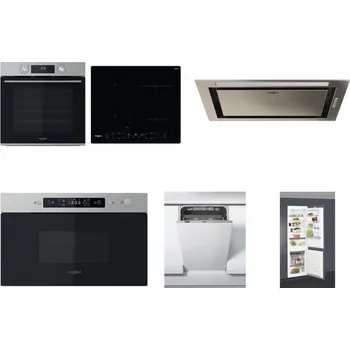 Set domácích spotřebičů WHIRLPOOL OMK58CU1SX + WHIRLPOOL WL B8160 NE + WHIRLPOOL WCT3 64 FLB X + WHIRLPOOL MBNA910X + WHIRLPOOL WSIC 3M27 C + WHIRLPOOL ART 66112