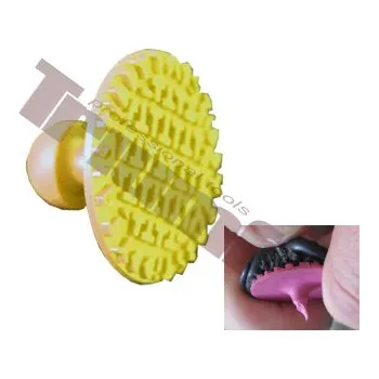 Lepicí kolečko Ø 27 mm "Tiddy Tab" žluté, 1ks