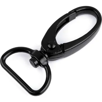 Kabelka Karabina s průvlekem 20mm černý lak (Karabina s průvlekem 20mm černý lak)