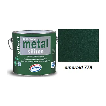 barva na kov Vitex Heavy Metal Silicon Effect - strukturální kovářská barva 779 Emerald 0,750 L