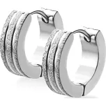 Ocelové náušnice kroužky Huggies