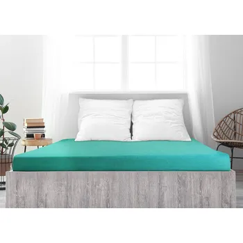 Prostěradlo B.E.S. - Petrovice, s.r.o. Prostěradlo Froté PERFECT - Zelený tyrkys Rozměr: 200 x 220