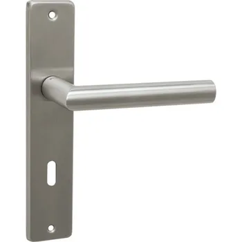 Dveřní kování TI - FAVORIT - 899 PZ otvor pro vložku, 72 mm, koule/klika levá BN - Broušená nerez (16)