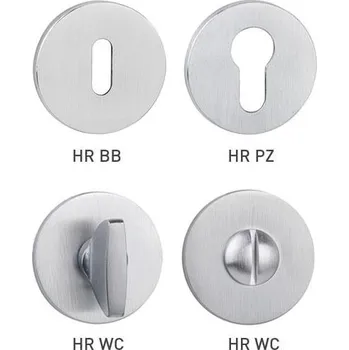 Dveřní kování TI - ROZETA - R 5S rozety BB OCS - Chrom broušený (96)