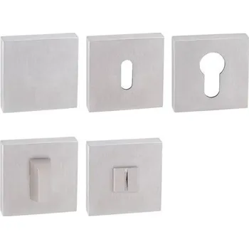 Dveřní kování TI - ROZETA - HR rozety PZ BN - Broušená nerez (16)