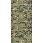 Nákrčník digital woodland (Multifunkční šátek, kukla, šála, čepice, čelenka, potítko, stuha, pirátský šátek)