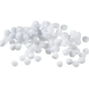 Bambulky 7mm, 100ks - bílé