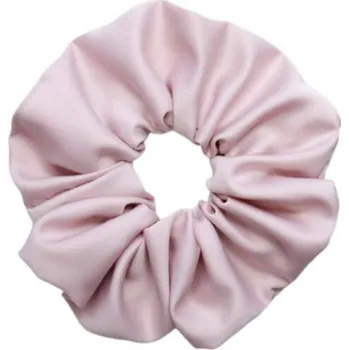 MURU Velká Saténová Scrunchie gumička - Pudrová Matná