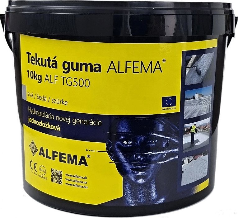 Tekutá guma ALFEMA TG500 šedá 10 kg (hydroizolace Tekutá guma)