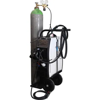 Svářečka Alfain PEGAS 320 T PULSE HF včetně chladící jednotky a vozíku (rudlu)