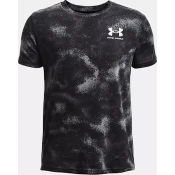Pánská móda Tričko Under Armour UA SPORTSTYLE LC AOP SS-BLK 001 YMD - M