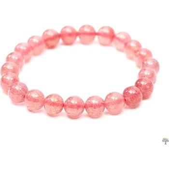 Náramek Magieprirody.cz Náramek Křemen jahodový - 8 mm kuličky #508 - z přírodních kamenů