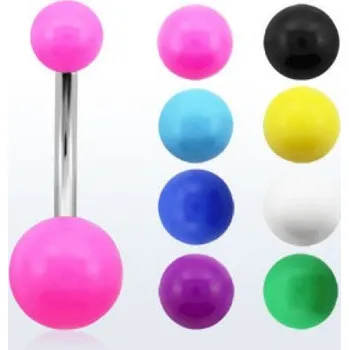 Piercing Piercing do pupíku - banánek (žlutý)