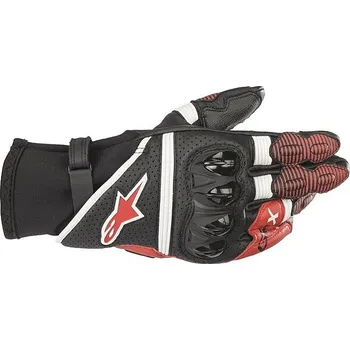 Moto rukavice ALPINESTARS GP X V2 MOTO RUKAVICE - černo-bílo-červené XL