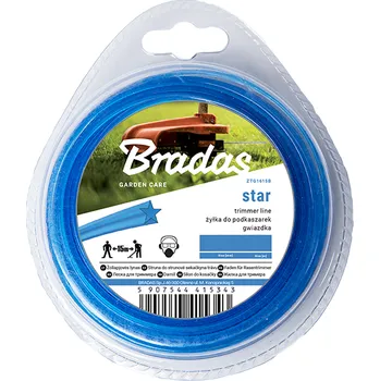 Příslušenství k zahradní technice BRADAS Žací struna TRIMMER STAR 2 mm x 15 m modrá