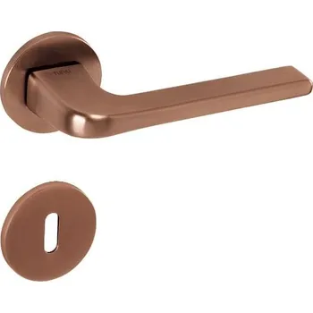 Dveřní kování TI - DARA - R 4007 5S rozety BB, klika/klika CUM PVD - Měď matná PVD (160)