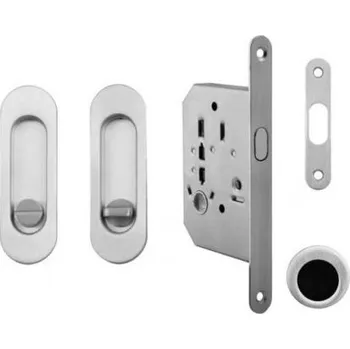VPD Set na posuvné dveře 372-303 WC zámek Chrom lesklý