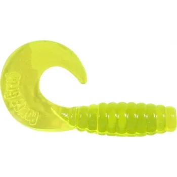 Rybářský háček BERKLEY Twister Powerbait Power Grub 5cm Varianta: PB TWISTER POWER GRUB 5CM CHARTREUSE (20ks v balení)
