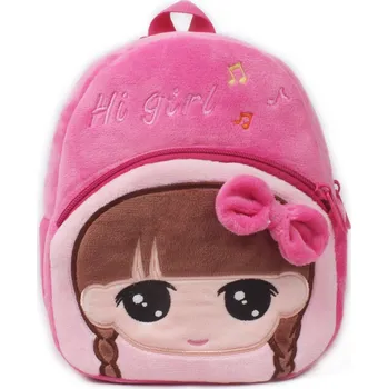 Dětský batoh Dětský předškolní plyšový batoh - zvířecí motivy Varianta: dívka I.