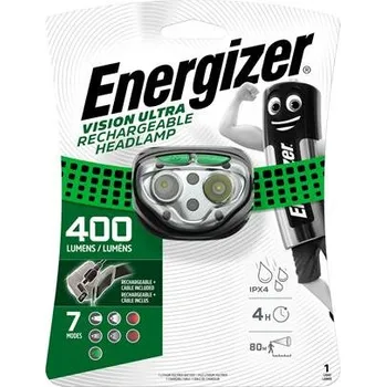 Čelovka Energizer Vision Ultra Headlamp 4LED nabíjecí 400lm