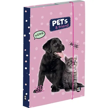 desky na sešit Box na sešity A5 Jumbo KARTON P+P - Mazlíčci