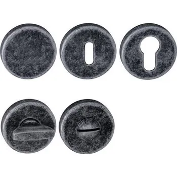 Dveřní kování TI - ROZETA - R rozety zaslepovací OGA - Antik šedá (47)