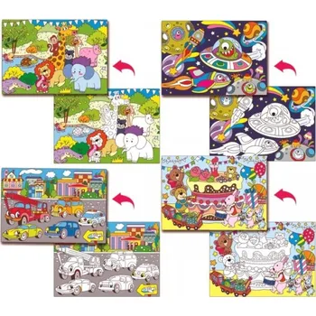 omalovánky Kouzelná podložka 30x42 cm - malování vodou