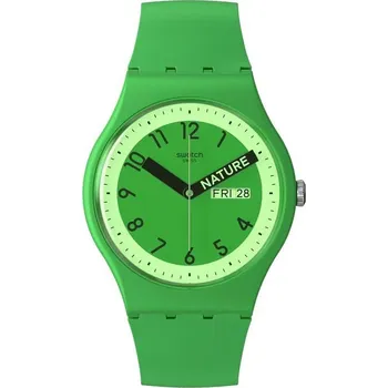 Módní doplněk Hodinky Swatch Proudly Green SO29G704