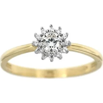 Prsten Zlatnictví U Kostela Dámský zlatý prsten kytička PRž 56 3582-21215601