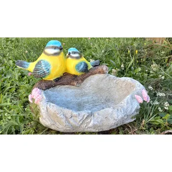 Zahradní dekorace Prodex Import Pítko s ptáčky velké