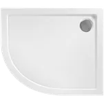 Aplomo Look 100x80 čtvrtkruhová sprchová vanička Orientace: Pravá