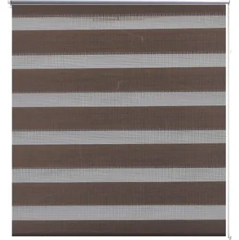 Roleta Recenze Twinroll Zebra roleta den a noc kávová 120 x 175 cm