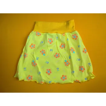 Dívčí sukně Arex, ČR Letní sukně s květinovým motivem Barva: žlutá, Velikost: 92