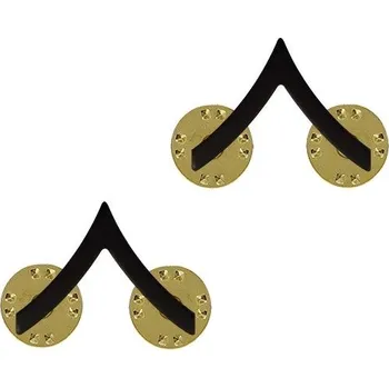 ARMÁDNÍ ORIGINÁL US ARMY Odznak hodnost US Private černý