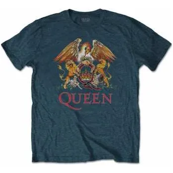 Pánské tričko Merch Queen: Queen Unisex T-shirt: Classic Crest (small) S