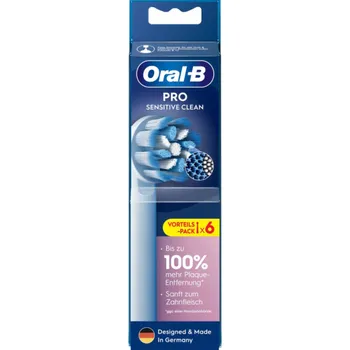 Péče o tělo Hlavice k zubnímu kartáčku Oral-B PRO Sensitive Clean 6 kusů