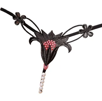 Dámské erotické kalhotky Amparo Miranda® Erotické kalhotky Lilie, Barva Černá