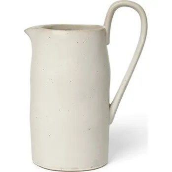Sklenice Ferm Living Džbán Flow, off-white speckle