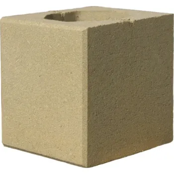 Plot CS-BETON CSB SOLOBLOK půlka 20/20/20 okrová