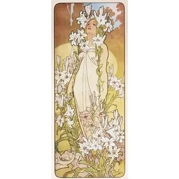 Kalendář Presco Group Pohled Alfons Mucha – Lily, dlouhý