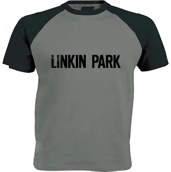 Pánské tričko šedo černé triko Linkin Park