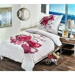 APEX 3D povlečení Růže 140x200 70x90