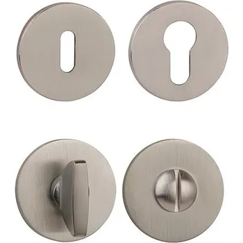 Dveřní kování TI - ROZETA - R 5S rozety WC ONS PVD - Nikl broušený PVD (163)