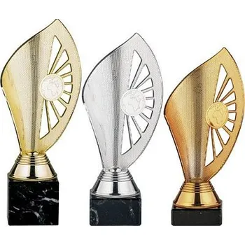 Plaketa vějířová - Barva: Zlatá Výška: 19cm Text: Žádný